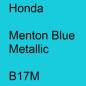 Preview: Honda, Menton Blue Metallic, B17M.